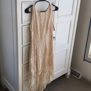 Cream lace dress